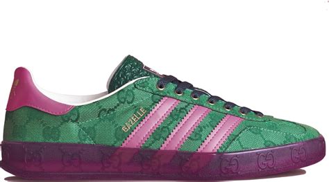 gucci adidas gazelle green|gucci gazelle green sneakers.